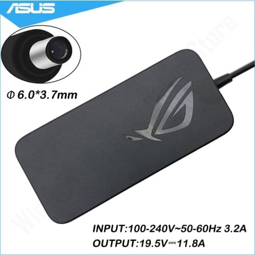 19.5V 11.8A 230W 6.0*3.7mm ADP-230GB B AC Adapter Power Charger For Asus UX581GV UX581LV UX581GV G512LU GU502LV GU502L GU502LW