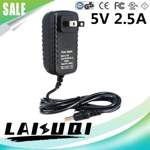 1pcs 5V 2.5A DC4.0mm US Plug Power Adaptor 5V2A Compatible Replace 5V 2A Supply Charger LAISUQI New Special Offer Hot