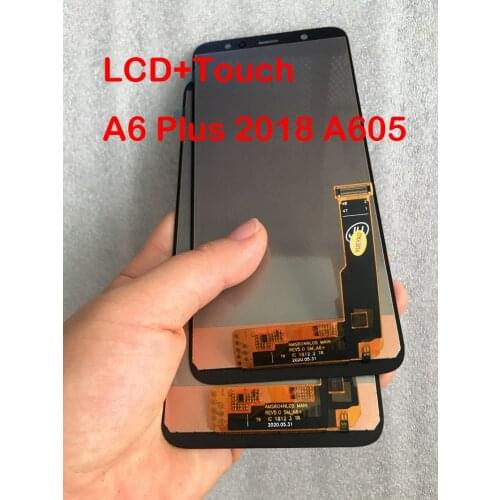 TFT A600 LCD Display Screen For Samsung Galaxy A6+ A6 PLUS SM-A605 A605 A605F A605FN Display Touch Screen Digitizer Assembly