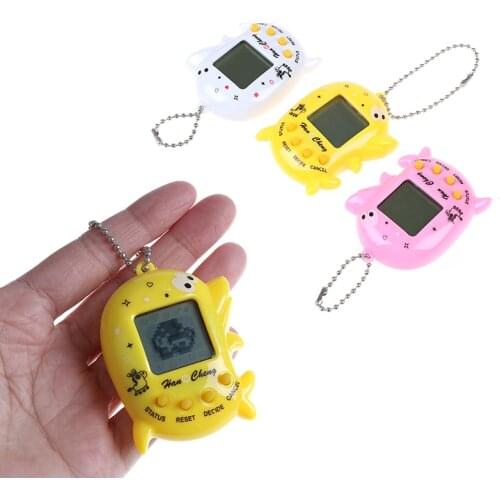 1pc 90s Nostalgic 168 Pets In 1 Virtual Cyber Pet Toy Tamagotchis Electronic Pets Keychains Toys