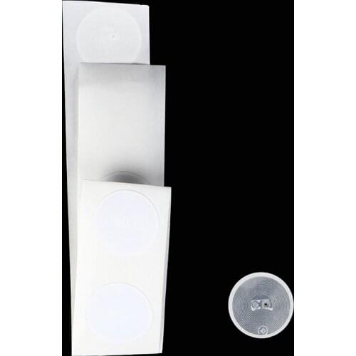 10PCS UID Block 0 Changeable Re-Writtable Round Dia25mm Sticker 13.56MHZ ISO 14443A NFC Copy Clone Label