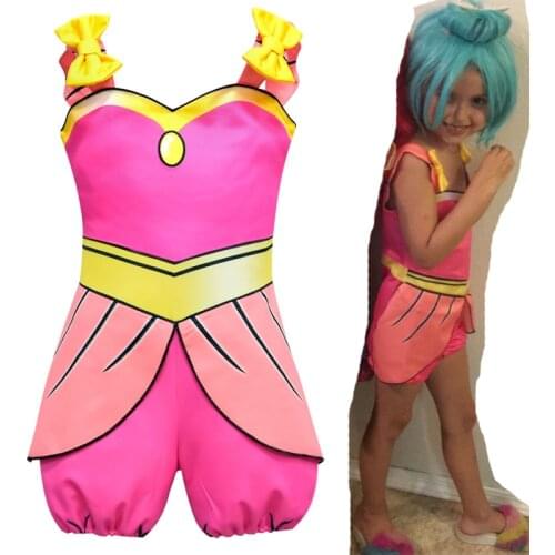 2019 Summer Colorful Girls Lol Dress Girl Birthday Party Dress Halloween Christmas Child Girl Cosplay Costume Kids Lol Clothes