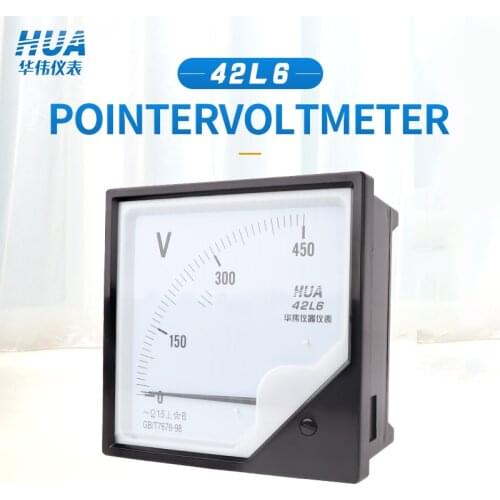 42L6 AC Analog voltmeter 5V10V15V20V30V40V50V100V150V200V250V300V400V450V500V Factory direct selling, complete specifications