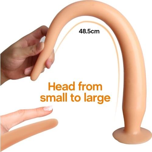 Super Long Anal Plug With Suction Cup Big Buttplug Anal Sex Toys For Woman Ass Dilators Masturbation Vaginal Stimulate Adult Toy