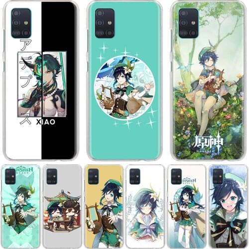 Phone Case for Samsung Galaxy A51 A71 A50 A21s A31 A20e A10 A70 A30 A40 A41 A11 Hard Original Cover Genshin Impact Venti Game