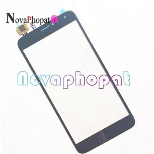 Novaphopat Black Touchscreen For BQ Mobile BQS-5520 Mercury BQS 5520 Touch Screen Digitizer Front Glass Lens Sensor 10pcs/lot
