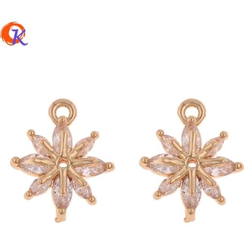 Cordial Design 20Pcs 10*12MM Jewelry Accessories/DIY Part/Charms/Genuine Gold Plating/Earrings Making/Hand Made/Earring Findings