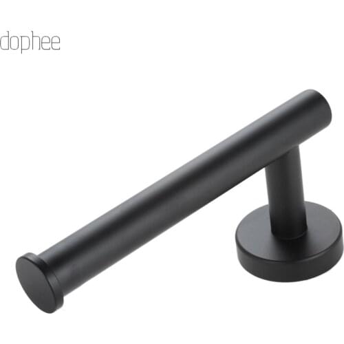 Dophee 1pc Toilet Paper Holder Stand Wall Mounted Tissue Rack Stainless Steel Kitchen Towel Storage Shelf Roll Paper Holder