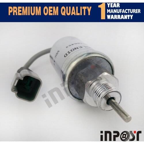 Electrical Shutoff solenoid U85206452 for Perkins 402D 403D 404D 404C 403C 12V