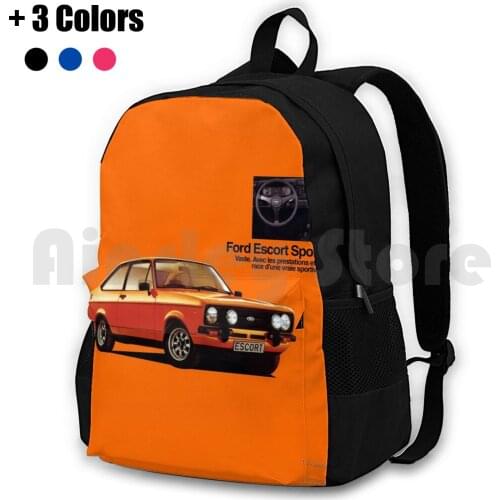 Escort Mk2 Sport Outdoor Hiking Backpack Waterproof Camping Travel Escort Sport Saloon Car Cars Sports Car Mk2 Rally Car
