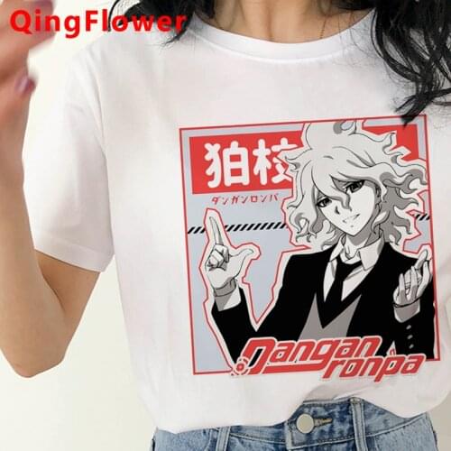 Ouma Kokichi Danganronpa V3 t shirt top tees female plus size casual couple clothes ulzzang tumblr tshirt plus size