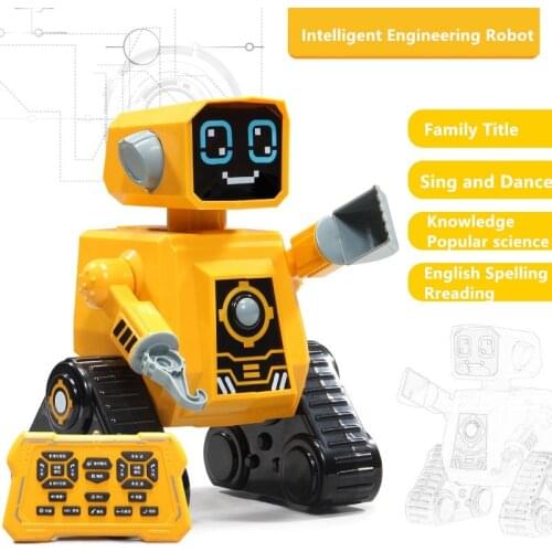 Intelligent RC Robot Learn Popular science Knowledge English Multi-function Early Education Robot Childrens Educational toys