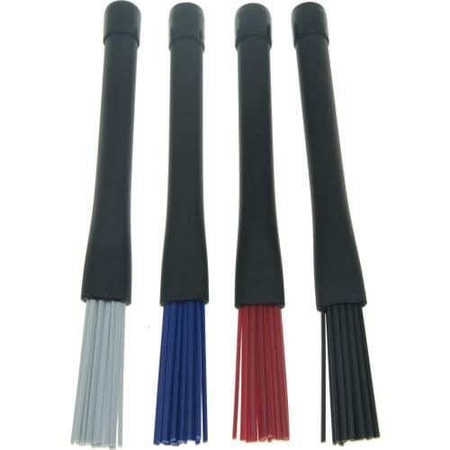 KAISH Professioal 2 Pieces Nylon Retractable Jazz Drum Brushes Sticks with Various Color