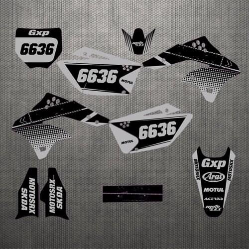KX250F 2008-2006 Motorcycle 3M Graphics DECALS STICKERS Kits For Kawasaki KXF250 KX250F 2006 2007 2008 KXF 250 KX 250F