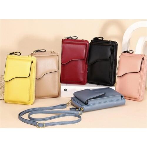 PU Leather Small Shoulder Bag Casual Handbag Crossbody Bags For Women Phone Bag Girl PUrse Mini Messenger Bags High Quality