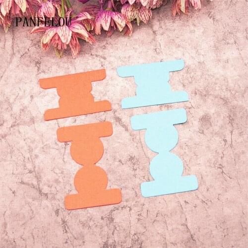 PANFELOU 1lot=2PCS Simple bookmarks metal craft Carbon Steel Cutter paper die cutting dies Scrapbooking/DIY Embossing cards