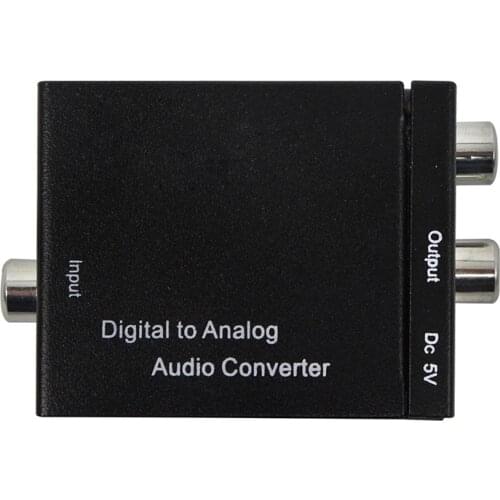 Adapter Connector TOSLINK Durable Portable Audio Converter Digital To Analog Decoder Accessories Optical Coaxial Home