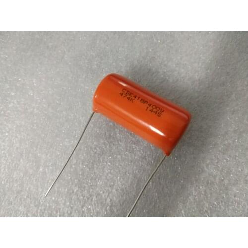 100% Home furnishings 10PCS CDE D 418P 474K 400V 0.47UF Fever film capacitance