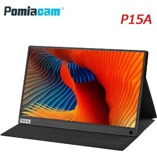 Portable touch screen gaming monitor 15.6"LCD USB Type-C IPS hdmi extra thin for PS4 Laptop Phone Xbox Switch 1080P