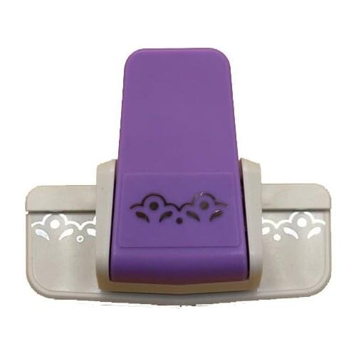 DIY Scrapbooking Purple Bump Silk Lace Kok Embossers Printing Card Cutter Shaper Embossing Machine Punch Scrapbooking Kids Craft