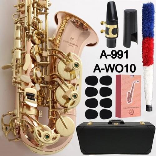 Elegant Sound MFC Alto Saxophone A-991 A-WO10 Phosphor Bronze Copper Sax Alto Mouthpiece Reeds Neck Musical Instrument