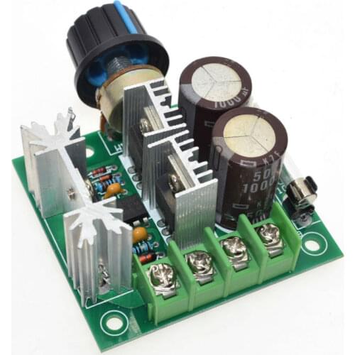 PWM DC Motor Speed Regulator Adjustable Speed Control Switch 12V 24V 36V 10A