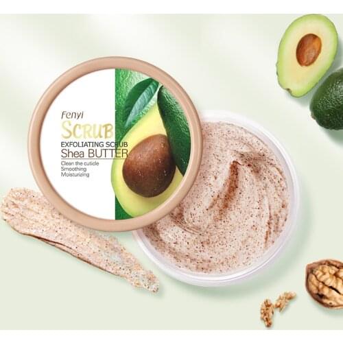 Shea Butter Body Scrub Hydrating Exfoliating Scrub Lotion Deep Cleansing Cutin Refine Pores Scrub Remove Dead Skin 100g