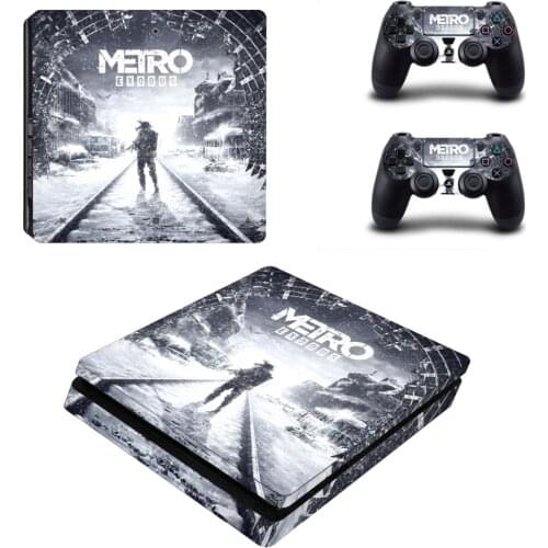 Metro Exodus PS4 Slim Skin Sticker Decal Vinyl for Dualshock Playstation 4 Console & Controller PS4 Slim Skins Sticker Vinyl