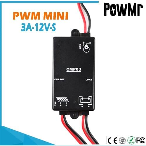 Mini Waterproof Solar Controller With Light Control 3A 12V Load Working For 12 Hours At Night