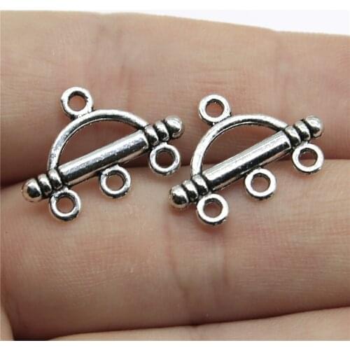 WYSIWYG 10pcs 19x13mm DIY Handmade For Jewelry Findings Porous Earring Connectors For Jewelry Earring Making Bracelet Making
