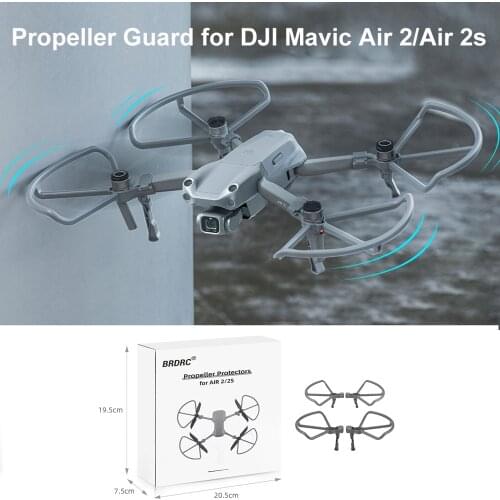 Propeller Guard for DJI Mavic Air 2 Drone Foldable Landing Gear Quick Install Protective Cover for mavic air2 Accessories
