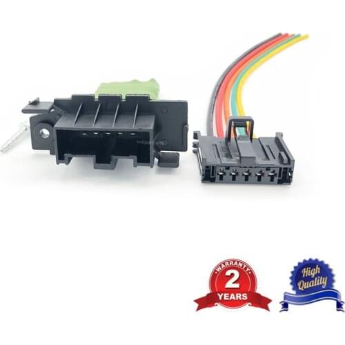 Heater Blower Motor Fan Resistor Wiring Harness For Vauxhall Opel Corsa Fiat Punto 12V Car Heater Resistor 13248240