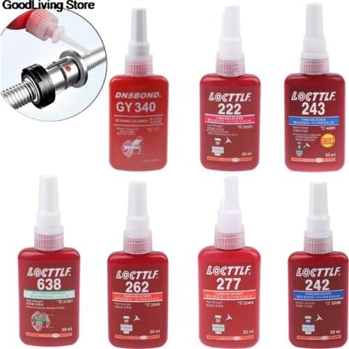 1 PC 50ML Sealing Screw Glue Retainer Locking Adhesive Metal Screw Anaerobic Adhesive 243 340 Glue Locking Agent Anti-corrosion