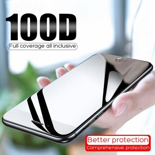 100D HN Protective Tempered Glass On The For iPhone 6 6s 7 8 Plus X Glass Screen Protector For iPhone XR Xs MAX 11 Pro Max Glass
