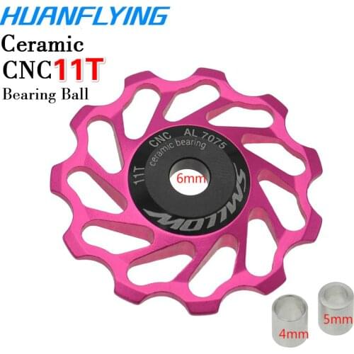 11T Cycling Road Roller MTB Chain Wheel Rear Derailleur Wheel Ceramic Bearing Pulley High Quality Change Speed