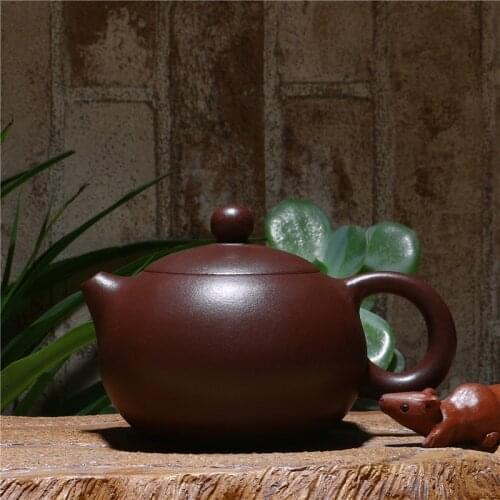 190ml Wholsale Yixing Genuine Handmade Purple Clay teapot Chinese Kung Fu Zisha Tea Pot Gift Box Package Free Shipping
