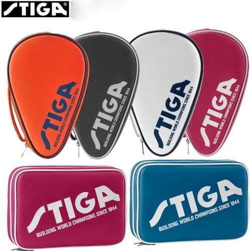 2021 STIGA PU table tennis case ping pong bag double layer sport bag
