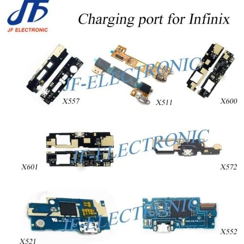 5pcs New USB Charging Port Dock for Infinix HOT X557 X551 X600 X601 X572 X521 X552 Charge Board Flex Cable for Infinix Note