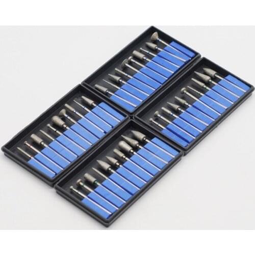 Diamond Bur 2.35mm Shank Sintered Point Polisher HP Shank Rotary Tool For Dental lab