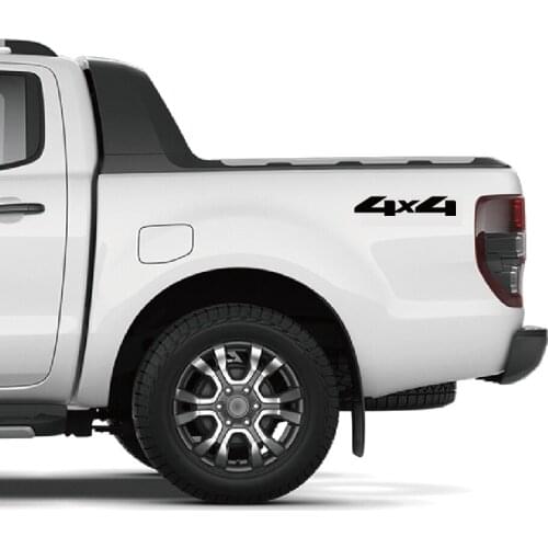 Free shipping 1 Pcs 4x4 racing door tailgate stripe graphic vinyl car sticker for pickup suv 4x4 car