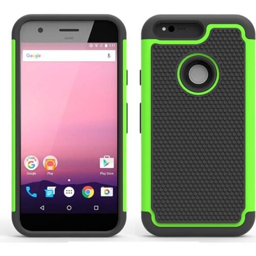 Case for Google Pixel Case for Pixel XL Armor Silicone Heavy Duty Bumper Shockproof Hard Phone Cover