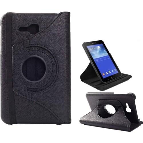 Case For Samsung Galaxy Tab 3 Lite 7" Cover 360 Degree Rotating Stand Case SM-T110 T110 T111 Tab E 7.0 T113 T116 T113 Case Glass