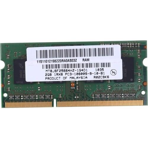DDR3 2GB Laptop Memory Ram 1RX8 PC3-10600S 1333Mhz 204Pin 1.5V High Performance Notebook RAM