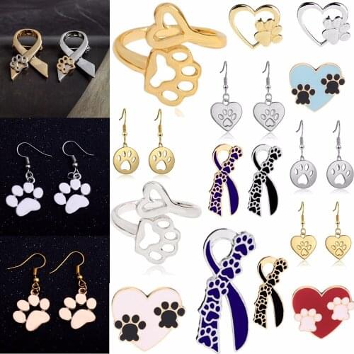 Enamel Lovely Dog Cat Pet Paw Prints Brooch Pins Gifts For Women Men Animals Dog Lover Brooches Badge Charm Jewelry Accessories