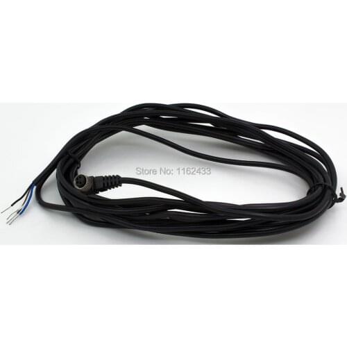 FSC8-FB-4 M8 5m PVC cable sensor connector 4 pins bend female head for M8 NPN PNP NO+NC proximity sensor switch