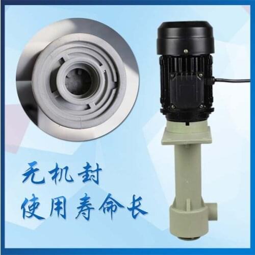 FSY32-6 Can Idling Upright Acidproof Alkali Pump 370W Small Engineering Chemical Submerged Pump