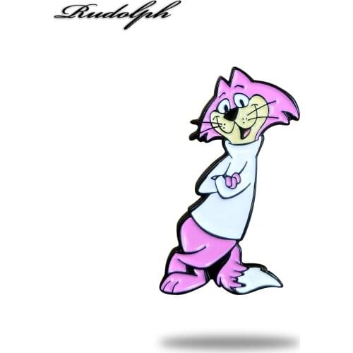 Cool pink panther soft enamel pin