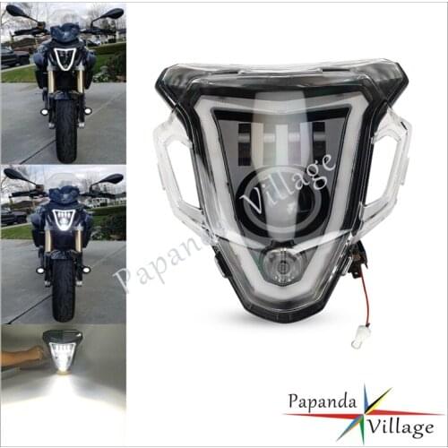 12V Motorcycle Lamp Angel Eye LED Headlamp Fog Spot Light Auxiliary lamps Headlight Assembly Kit For BMW F800R 2015-2019