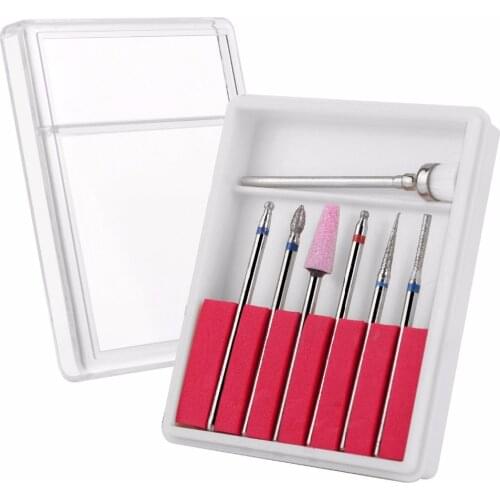 MAKARTT Cuticle Clean Nail Drill Bit Set Electric Rotatory Nail File Bit Manicure Pedicure Tools F0696
