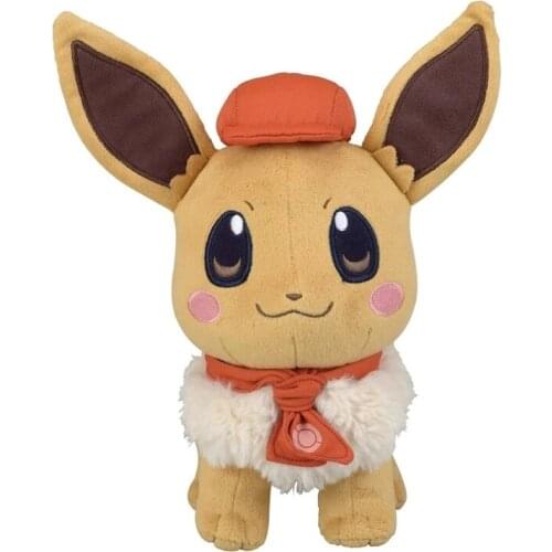 2020 new Pokemon original Eevee plush toy stuffed toys doll doll A birthday present for a child